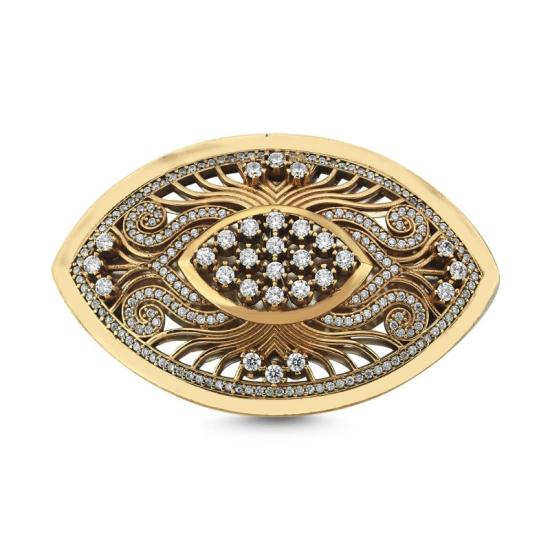 Wholesale CZ Ottoman Style Brooch