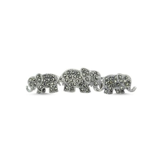 Wholesale Marcasite Elephant Brooch