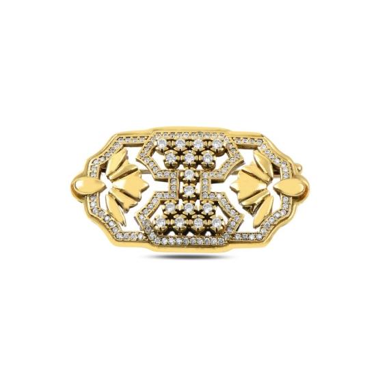 Wholesale CZ Ottoman Style Brooch