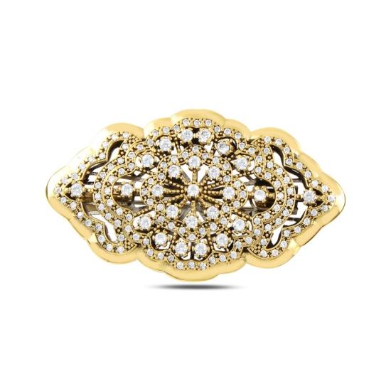 Wholesale CZ Ottoman Style Brooch