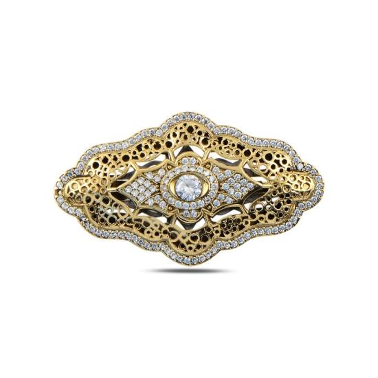 Wholesale CZ Ottoman Style Brooch