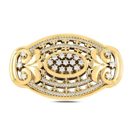 Wholesale CZ Ottoman Style Brooch