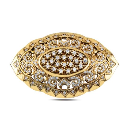 Wholesale CZ Ottoman Style Brooch