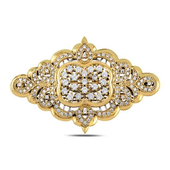 Wholesale CZ Ottoman Style Brooch