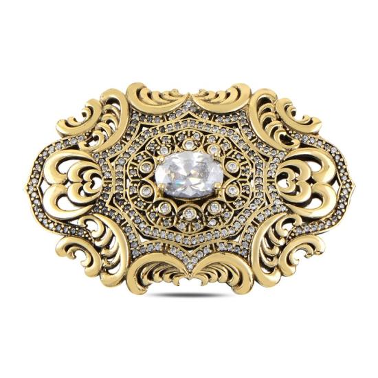 Wholesale CZ Ottoman Style Brooch