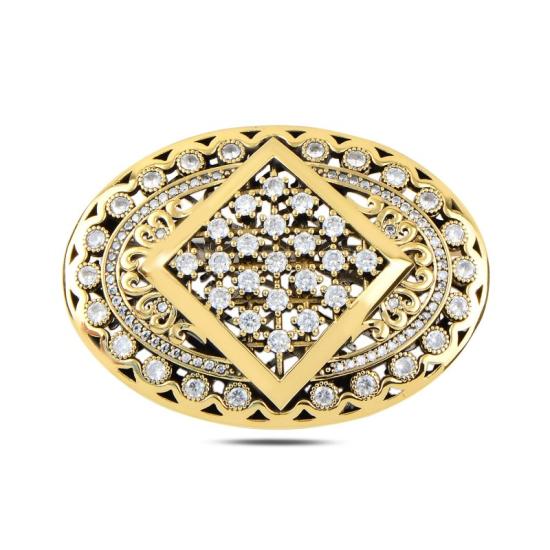 Wholesale CZ Ottoman Style Brooch