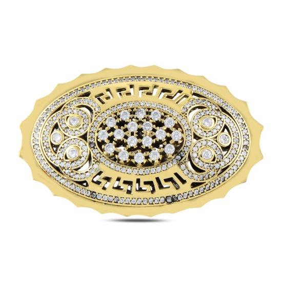 Wholesale CZ Ottoman Style Brooch