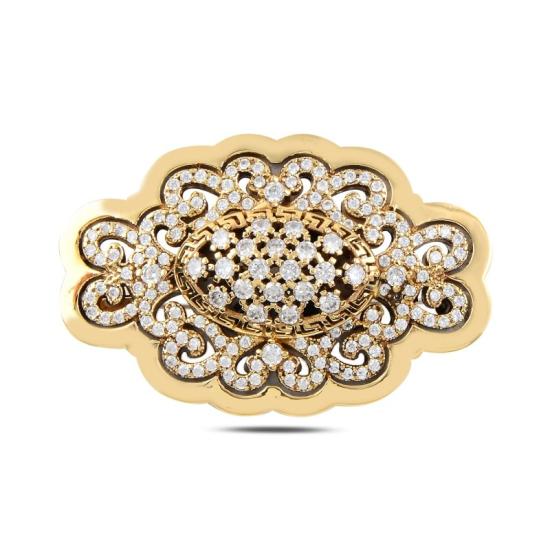 Wholesale CZ Ottoman Style Brooch