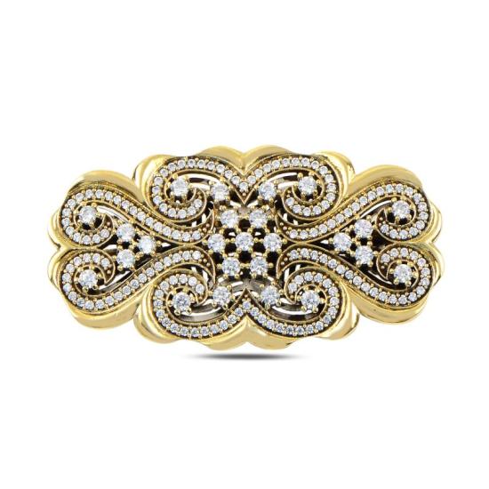 Wholesale CZ Ottoman Style Brooch