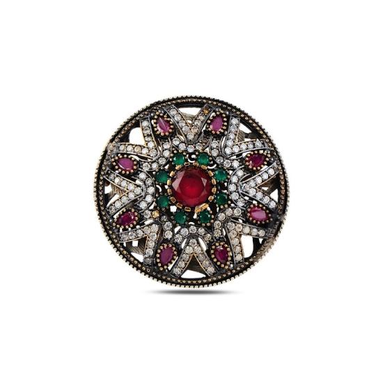 Wholesale CZ Ottoman Style Brooch