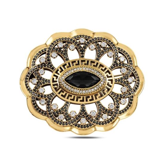 Wholesale CZ Ottoman Style Brooch