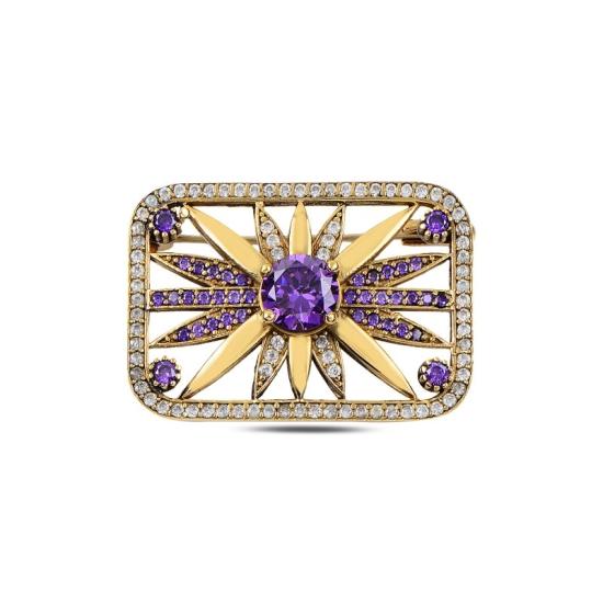 Wholesale CZ Ottoman Style Brooch