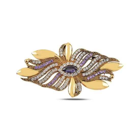 Wholesale CZ Ottoman Style Brooch