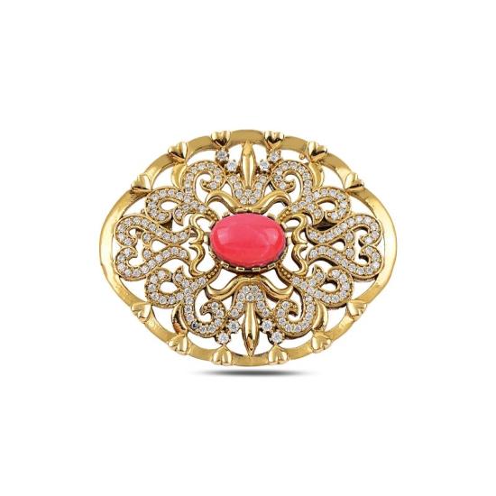 Wholesale CZ Ottoman Style Brooch