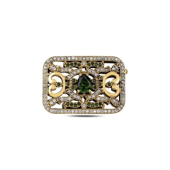 Wholesale CZ Ottoman Style Brooch