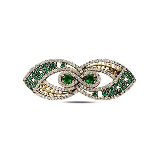 Wholesale CZ Ottoman Style Brooch