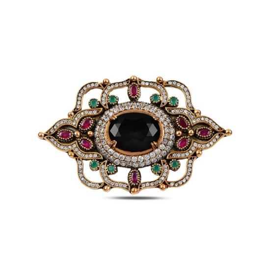 Wholesale CZ Ottoman Style Brooch