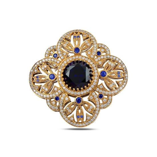 Wholesale CZ Ottoman Style Brooch