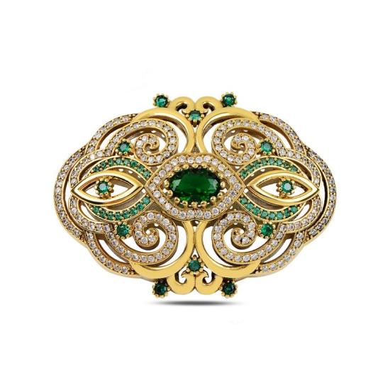 Wholesale CZ Ottoman Style Brooch