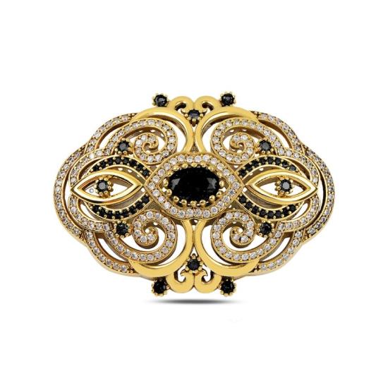 Wholesale CZ Ottoman Style Brooch