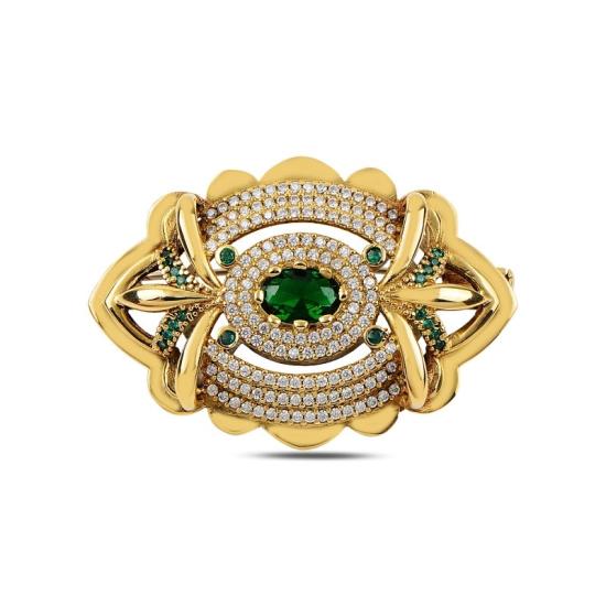 Wholesale CZ Ottoman Style Brooch