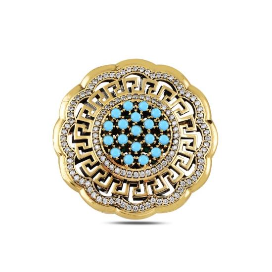 Wholesale CZ Ottoman Style Brooch