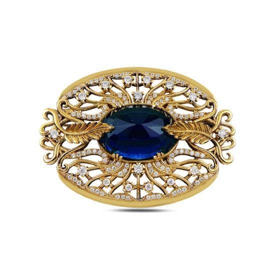 Wholesale CZ Ottoman Style Brooch