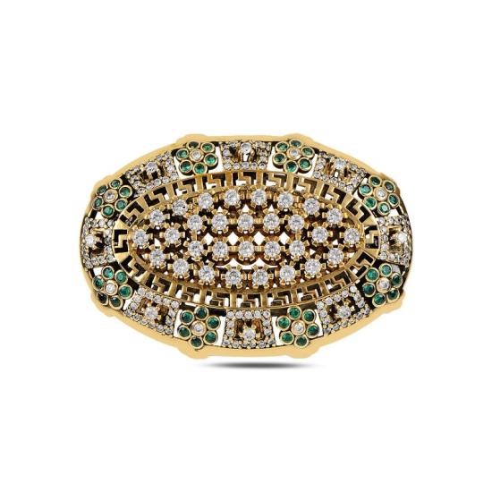 Wholesale CZ Ottoman Style Brooch