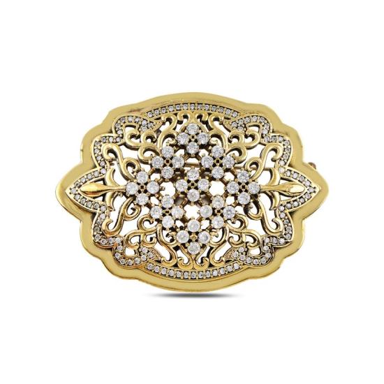 Wholesale CZ Ottoman Style Brooch