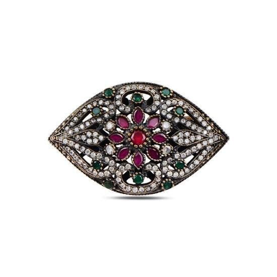 Wholesale CZ Ottoman Style Brooch