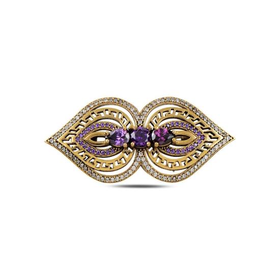 Wholesale CZ Ottoman Style Brooch