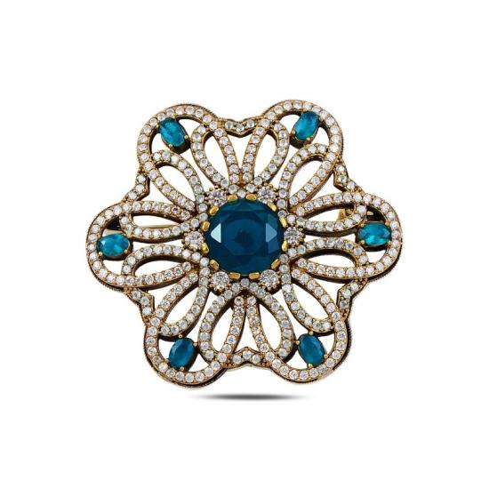 Wholesale CZ Ottoman Style Brooch