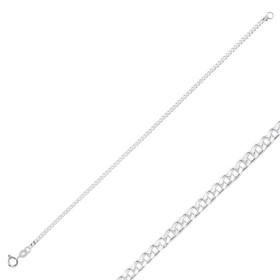 Wholesale 60 Micron Curb Chain Bracelet