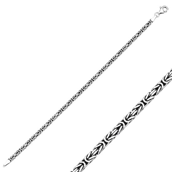 Wholesale 2.5mm Square King Chain Bracelet