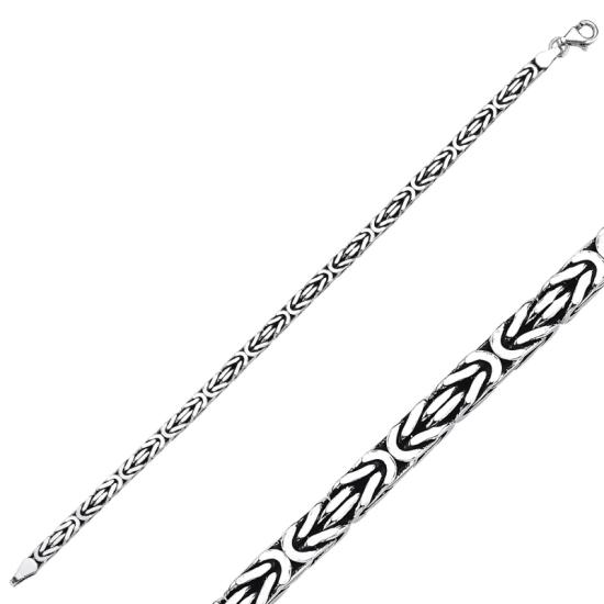 Wholesale 4mm Square King Chain Bracelet