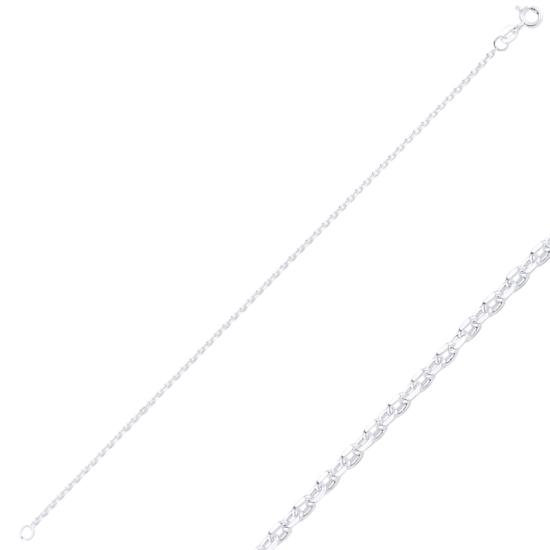 Wholesale 60 Micron Diamond Cut Forzentina Chain Bracelet