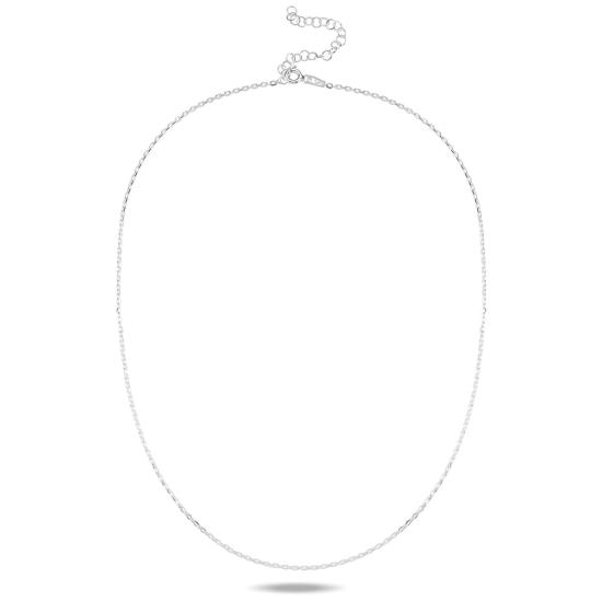 Wholesale 40 Micron Diamond Cut Forzentina Chain Necklace With Extension Chain