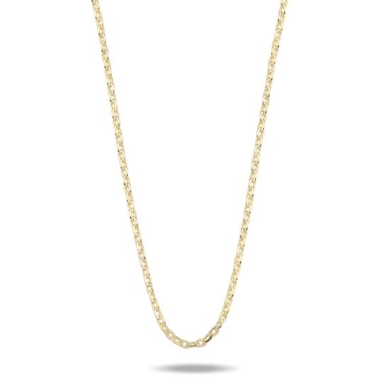 Wholesale 40 Micron Diamond Cut Forzentina Chain Necklace With Extension Chain