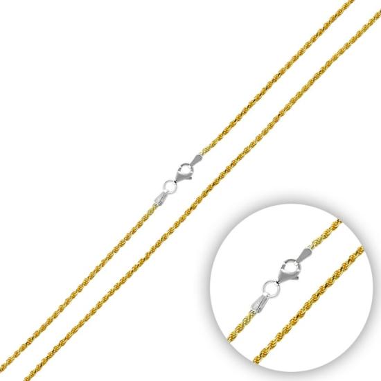 Wholesale Gold Plated Rope Chain Necklace