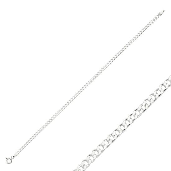 Wholesale 80 Micron Curb Chain Bracelet