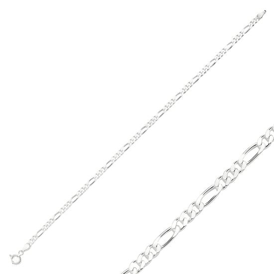 Wholesale 80 Micron Figaro Chain Bracelet