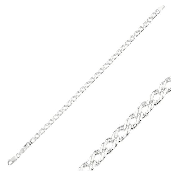 Wholesale 80 Micron Rombo Chain Bracelet