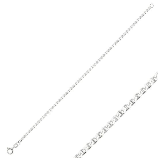 Wholesale 60 Micron Mariner Chain Bracelet