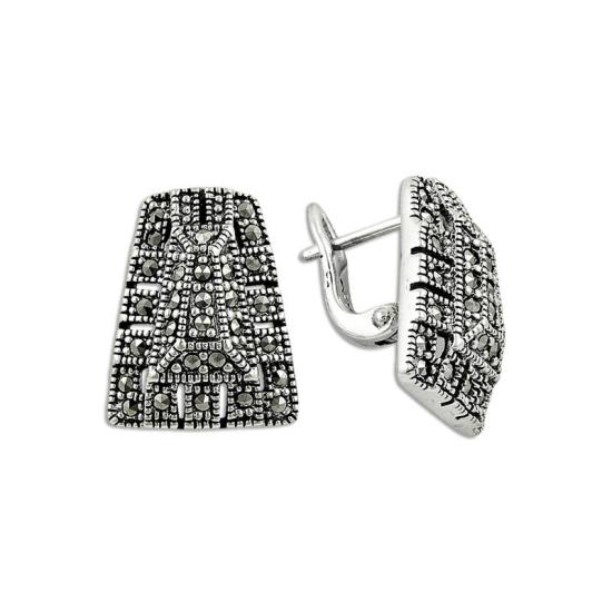 Wholesale Silver Marcasite Earrings