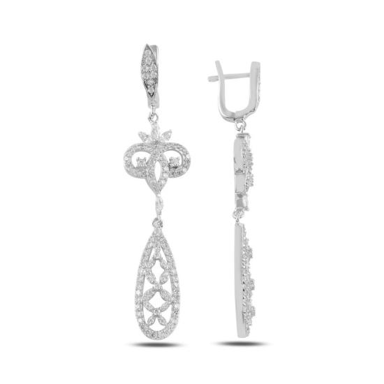 Wholesale CZ Latch Back Earrings