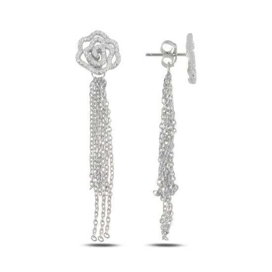 Wholesale CZ Dangle Stud Earrings