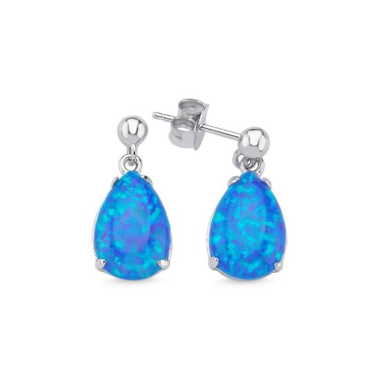 Wholesale Teardrop Opal Dangle Earrings