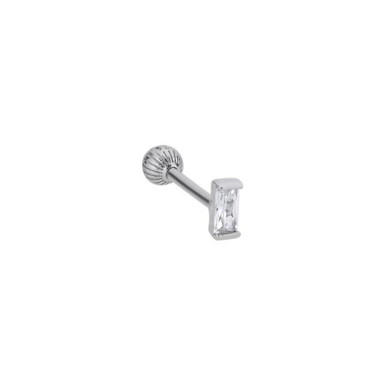 Wholesale Baguette CZ Tragus Stud