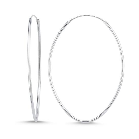 Wholesale 45x55mm Oval Hoop Earrings