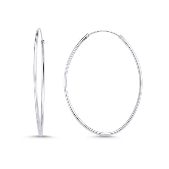 Wholesale 35x45mm Oval Hoop Earrings